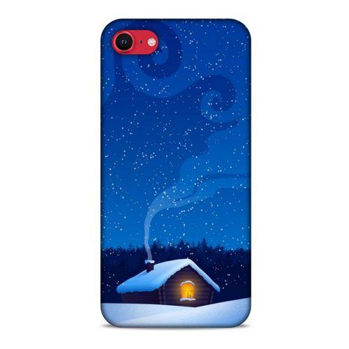 Apple iPhone SE 2020 Kılıf Snowix (21) Koruyucu Kapak Parliement Mavi