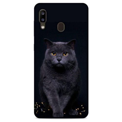 Lopard Samsung Galaxy A20 Uyumlu Kılıf Kediler (47) Crystal Flex Kılıf Scottish Fold