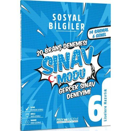 6. Sınıf Sosyal Bilgiler Deneme Pruva Akademi