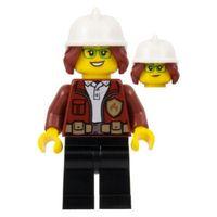 Lego Minifigür Fire Chief Female Freya McCloud cty1288