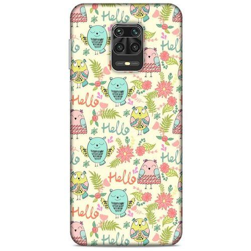 Baykuşlar (31) Desenli Silikon Kapak Telefon Kabı Xiaomi Redmi Note 9 Pro Kılıf