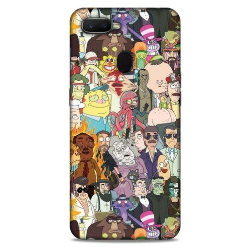 Oppo Ax7 Uyumlu Kılıf Rick And Morty (33) Hybrid Kılıf Killer Rick