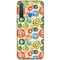 Oppo Realme 5i Kılıf Pastel Renkler (32) Soft Silikon Kılıf Turunu Sarı