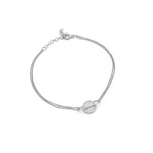 Gezegen Model Kadın Gümüş Bileklik