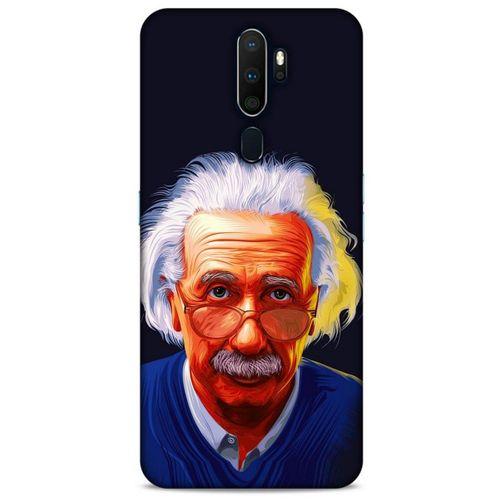 Oppo A9 2020 Kılıf Almanya (37) Silicone Cover Einstein