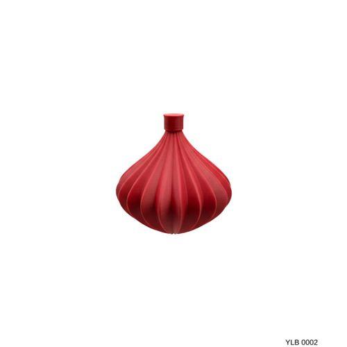 Kirmizi Spiral Desenli Buyuk Boy Dekoratif Yilbasi Susu