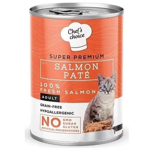 Chefs Choice Salmon Pate Somonlu Kedi Konservesi 6x400 Gr