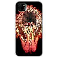 Huawei Y5P Kılıf HD Desen Baskılı Arka Kapak - Kurt Kız