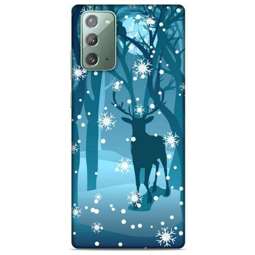Samsung Galaxy Note 20 Kılıf Snowix (28) Arka Kapak Mavi Koyu