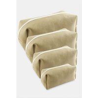 4 Adet El Tutmalı Makyaj Çantası