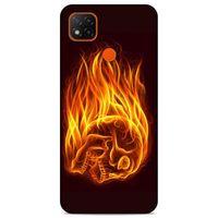 Lopard Xiaomi Redmi 9C Uyumlu Kılıf FireX (50) Shockproof Kılıf İskelet Kafa