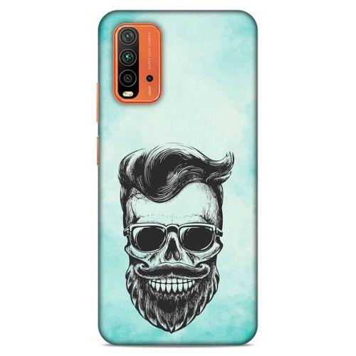 Lopard Xiaomi Redmi Note 9 4g Uyumlu Kılıf Tattoo's (25) Antişok Kapak Mustache