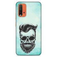 Lopard Xiaomi Redmi Note 9 4g Uyumlu Kılıf Tattoo's (25) Antişok Kapak Mustache
