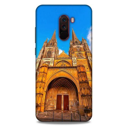 Xiaomi Pocophone F1 Kılıf Dünya Mimarisi (15) Antişok Kılıf Santa Maria Fransa
