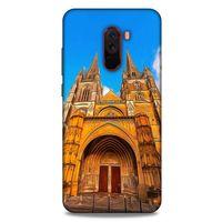 Xiaomi Pocophone F1 Kılıf Dünya Mimarisi (15) Antişok Kılıf Santa Maria Fransa