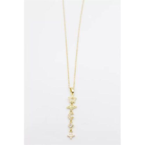 Gezegen Yıldız Kolye - Altın