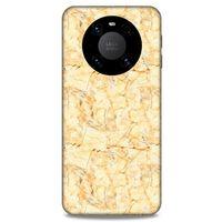 Lopard Huawei Mate 40 Pro Uyumlu Kılıf Mermer Desenli (49) Ultra Silikon Kılıf