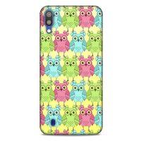 Baykuşlar (36) Desenli Silikon Kapak Telefon Kabı Samsung Galaxy M10 Kılıf