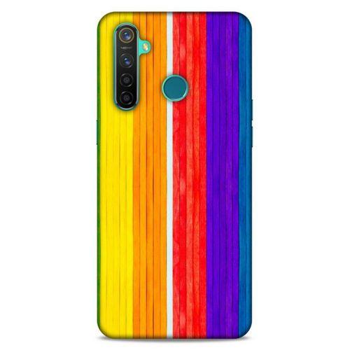 Lopard Oppo Realme 5 Pro Uyumlu Kılıf Wood'X (29) Arka Koruma Kılıfı Baskılı