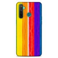 Lopard Oppo Realme 5 Pro Uyumlu Kılıf Wood'X (29) Arka Koruma Kılıfı Baskılı