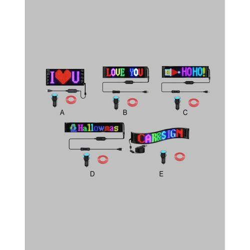 Usb Girişli Rgb Led Tabela Ayarlanabilir Parlaklık Ve Kayan Yazı Özellikli
