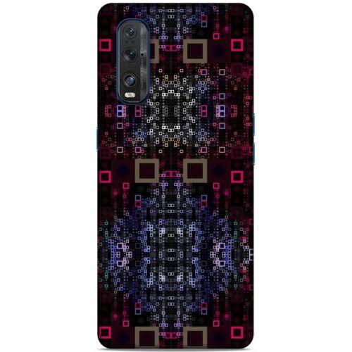 Lopard Oppo Find X2 Uyumlu Kılıf PiXel (18) Telefon Kılıfları Siyah Kırmızı