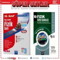 Çap Yayınları 10.Sınıf Fen Lisesi Fizik Seti ve Soru Bankası 2 Kitap