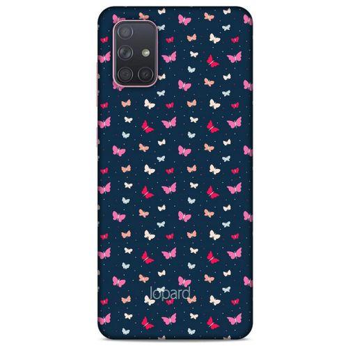Samsung Galaxy A71 Kılıf Kelebek Etkisi (42) Rugged Armor Kılıf Mor Pembe