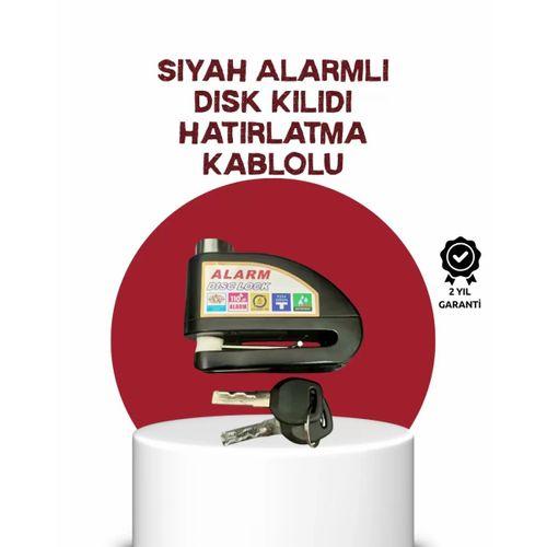 Güvenlik Sensörlü Alarmlı Disk Kilidi Motosiklet Ve Bisiklet İçin