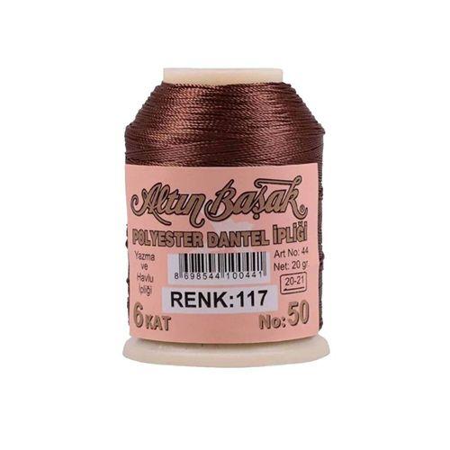3 Adet Altınbaşak Oya ve Dantel İpi 20 gr - Royaleks - No: 117