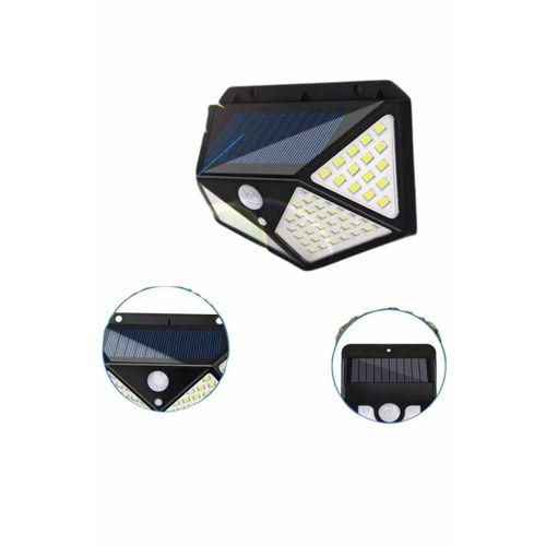 Solar Sensörlü Duvar Lambası Bahçe Lambaso Parlak Beyaz Işık Suya Dayanıklı