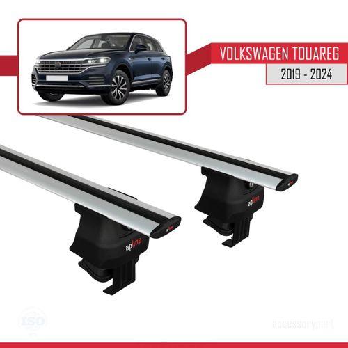 Volkswagen Touareg III (CR) 2019 ve Sonrası ile uyumlu ACE-4 Ara Atkı Tavan Barı GRİ