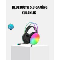 Kablosuz Kulaklık Rgb Aydınlatmalı Bluetooth 5 3 Uzun Pil Ömürlü