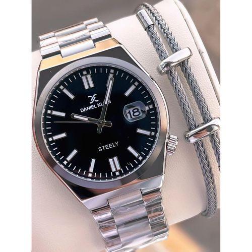 Daniel Klein İtalyan Tasarım Bileklik Hediyeli 2 Yıl Garantili 3 Atm Erkek Kol Saati ES.13861-12