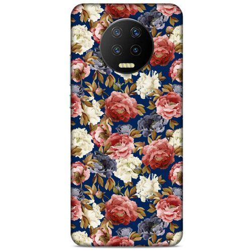 Lopard İnfinix Note 7 Uyumlu Kılıf Botanix (10) Full Koruma Kılıfı