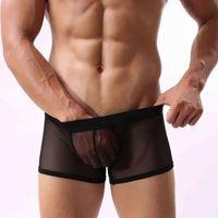 Fantezi Transparan Tül Erkek Boxer Fantezi Tanga