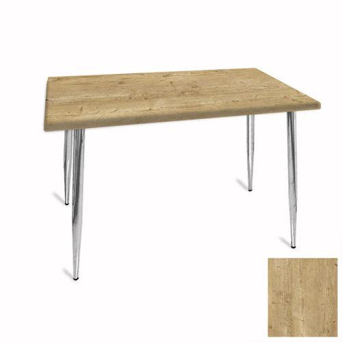 Dockers Manolya Mutfak Masası 80x120 Kromnikel (Werzalit, Wermodin ve Allzalit Tabla) - Avalone Pine