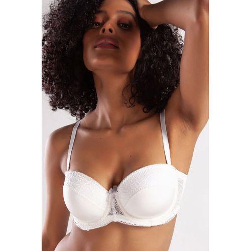 Gala Balconette Foam Cup Bra, Ekru Konforlu Ve Şık Sütyen, Strapless