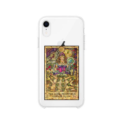 iPhone Xr The High Priestess Desenli Premium Şeffaf Silikon Kılıf