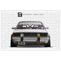 Volkswagen Gol Quadrado EuroRace Style Puzzle 240 Parça