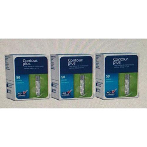 Bayer Contour Plus kaan şeekeri Test Stribi 3 Paket 150 Adet