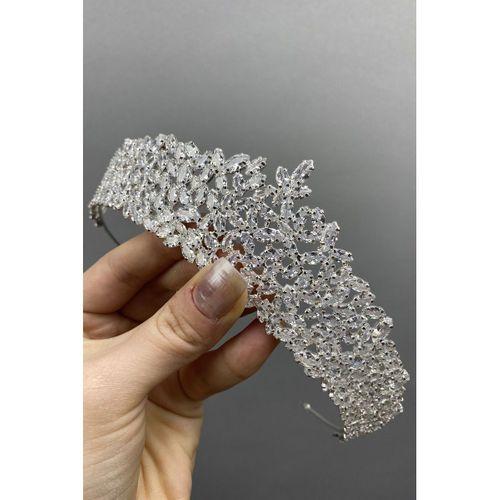 Asyla Zirkon Gelin Tacı