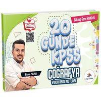 2026 KPSS 20 Günde Coğrafya Video Ders Notları Dizgi Kitap