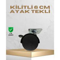Sehpa Ve Masa İçin 6 Cm Kilitli Ayak