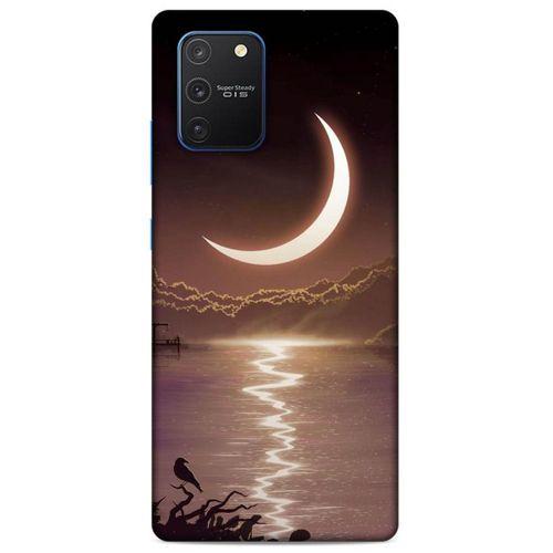 Lopard Samsung Galaxy S10 Lite Uyumlu Kılıf Gece'S (34) Slim Armor Kılıf Kırmızı Gece