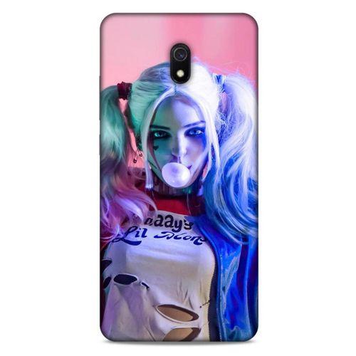 Xiaomi Redmi 8A Uyumlu Kılıf Harley Quinn (10) Full Koruma Kılıfı Pembe