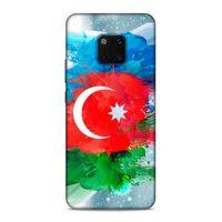 Huawei Mate 20 Pro Uyumlu Kılıf Azarbaijan (15) Antişok Kılıf Bayrak İllustre