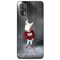 Oppo Realme 7 Pro Kılıf FunnyMaX (41) Tank Kılıf Gri Bull Teriyer
