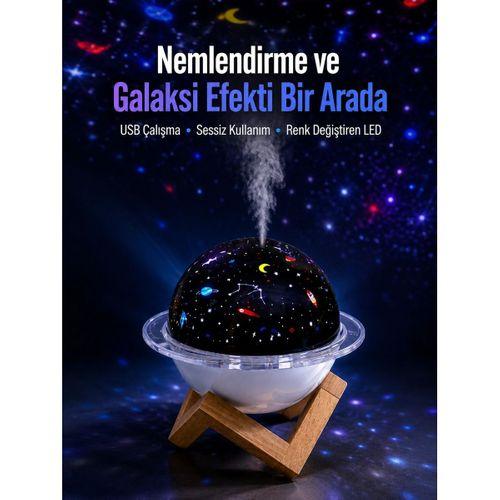 Usb Bağlantılı Projektör Işıklı Taşınabilir Mini Hava Nemlendirici Ve Aroma Difüzörü