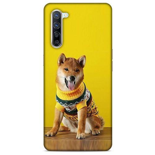 Oppo Reno 3 Pro 5g Kılıf Köpek Kıyafetleri (24) Darbe Emici Kılıf Shiba Inu Kazak